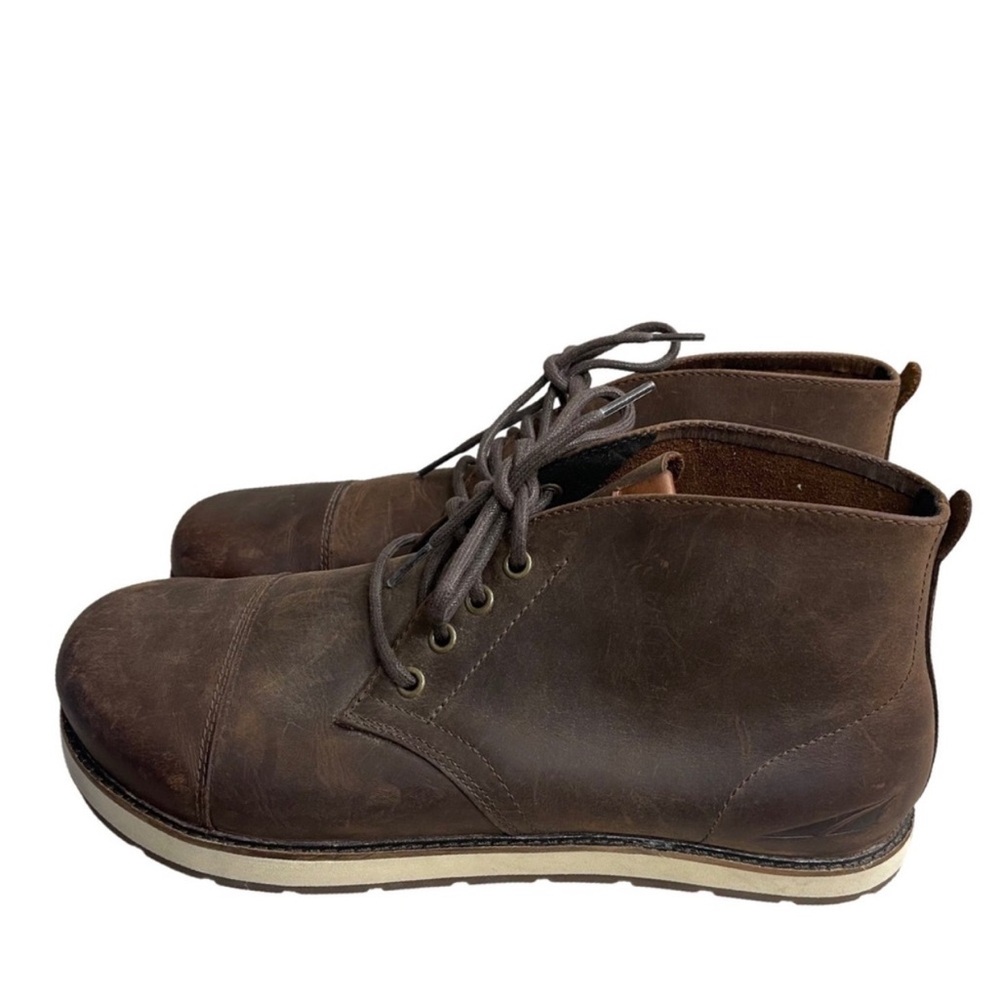 Altra smith Mens Brown Leather Chukka Boots Casual Lace Up Ankle Boots Size 12